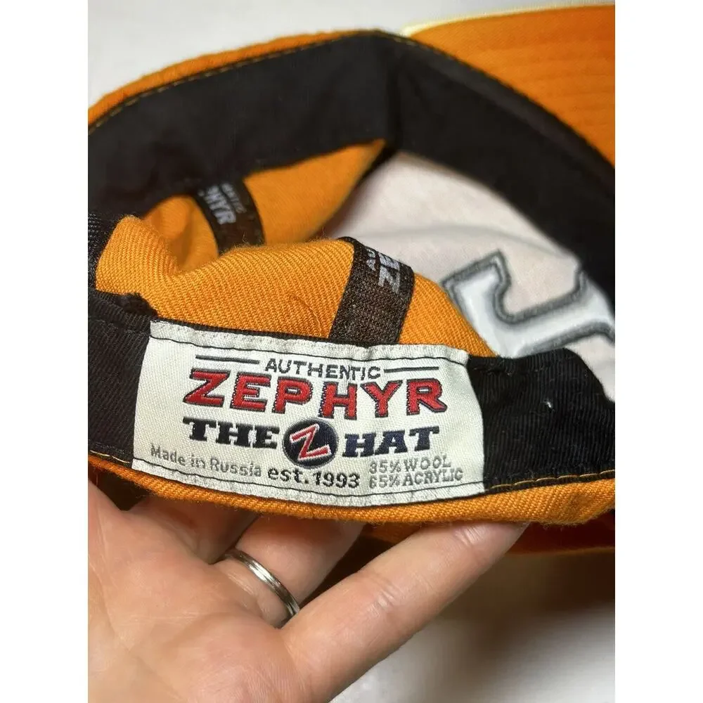 Zephyr Authentic Vintage Tennessee Volunteers Wool Blend Orange Hat SnapBack